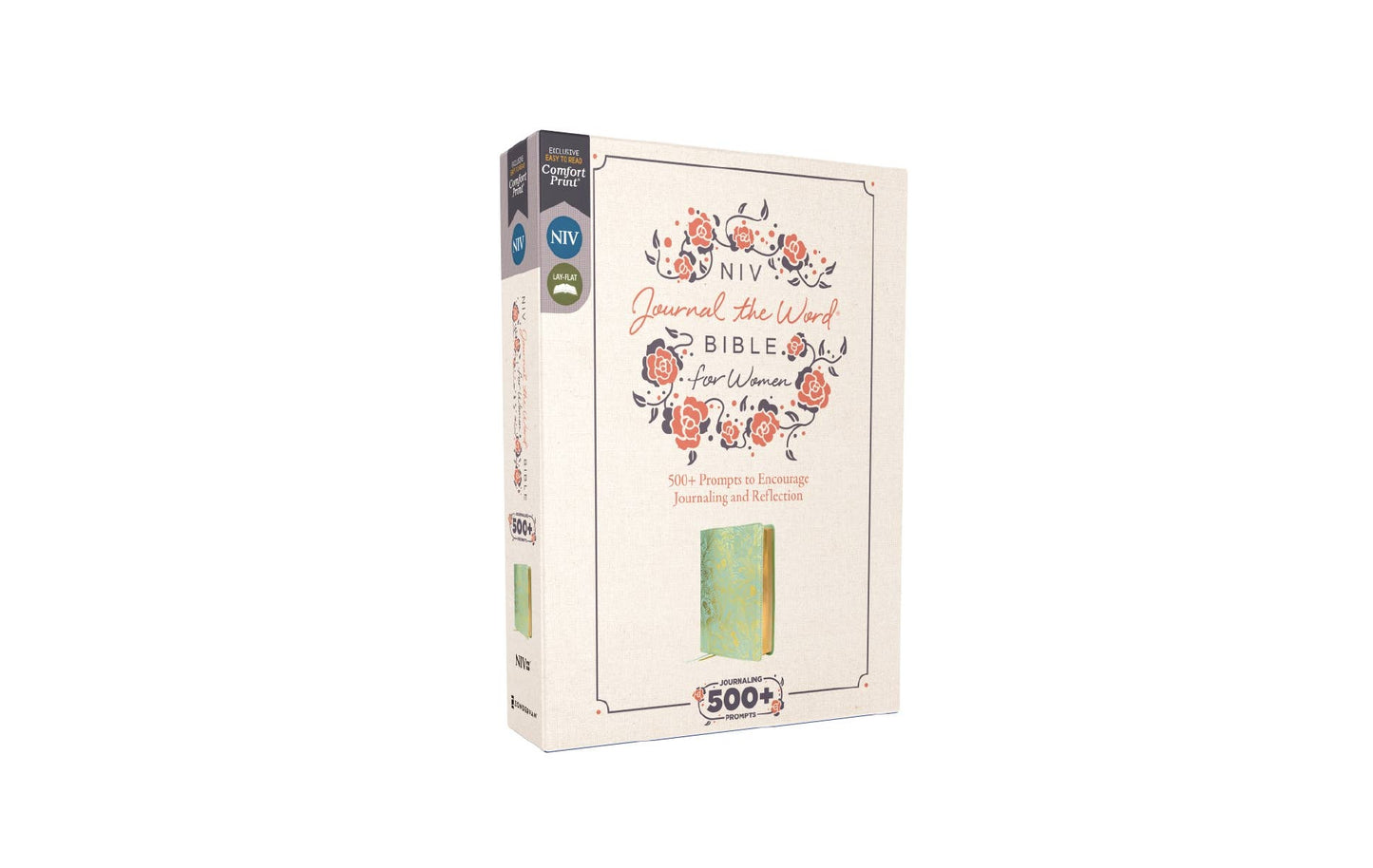 NIV Journal The Word Bible For Women Leathersoft Teal/Gold