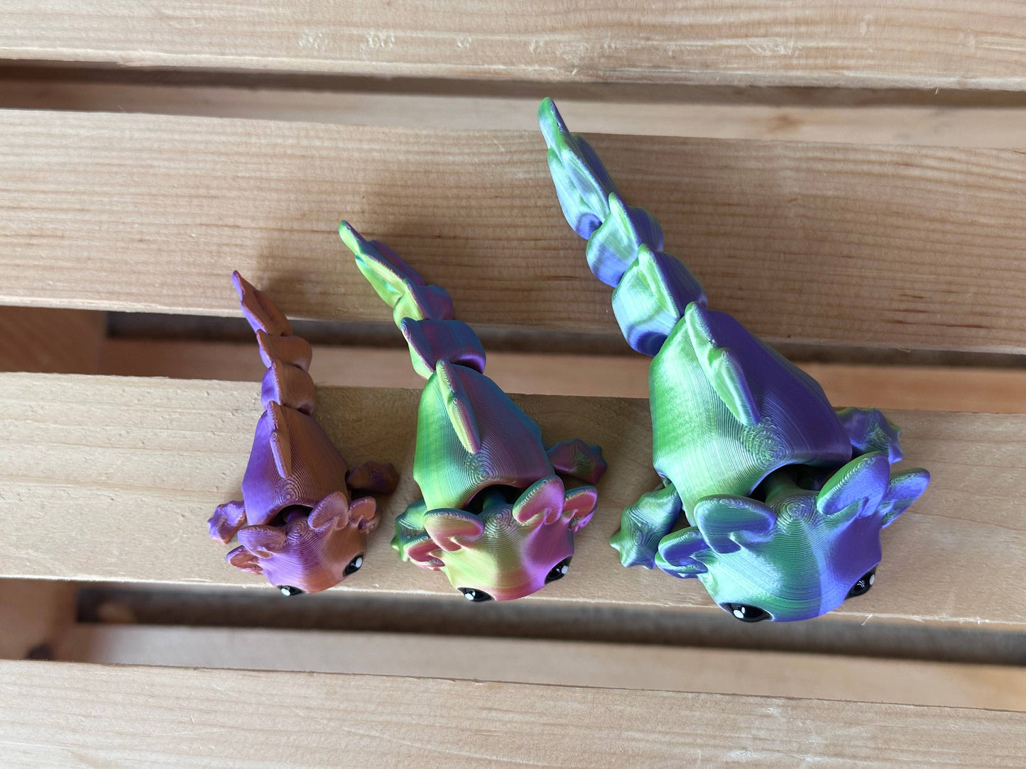 3D Printed Axolotl Tadpole: Large