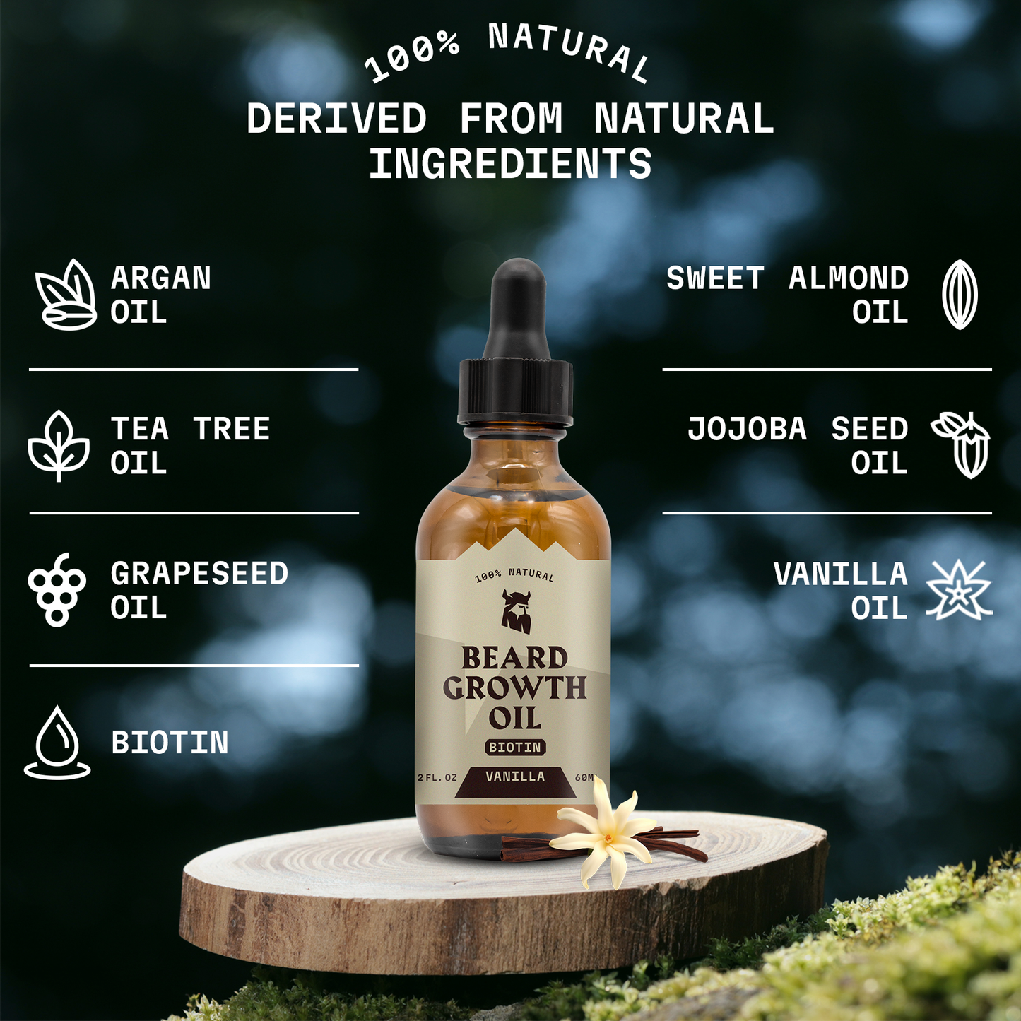 Beard Growth Kit (Vanilla)