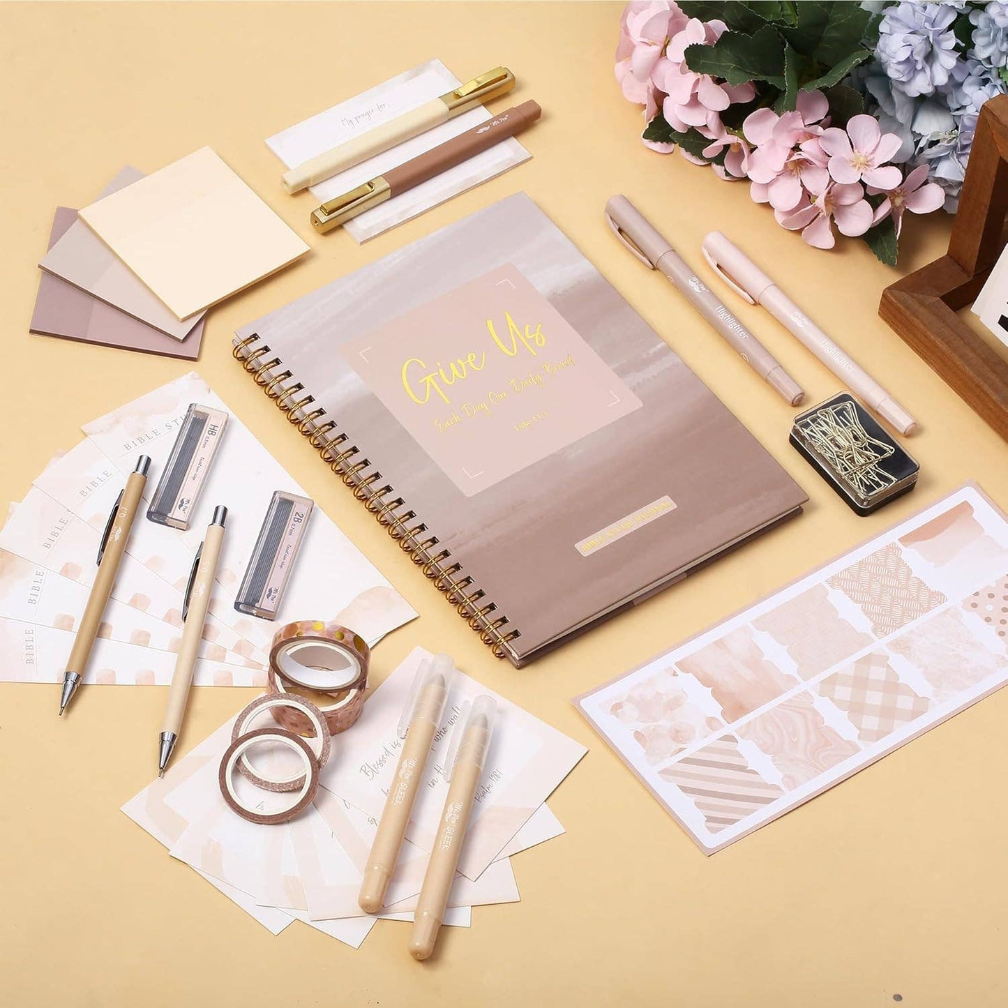 Golden Blush Bible Journaling Kit for Women