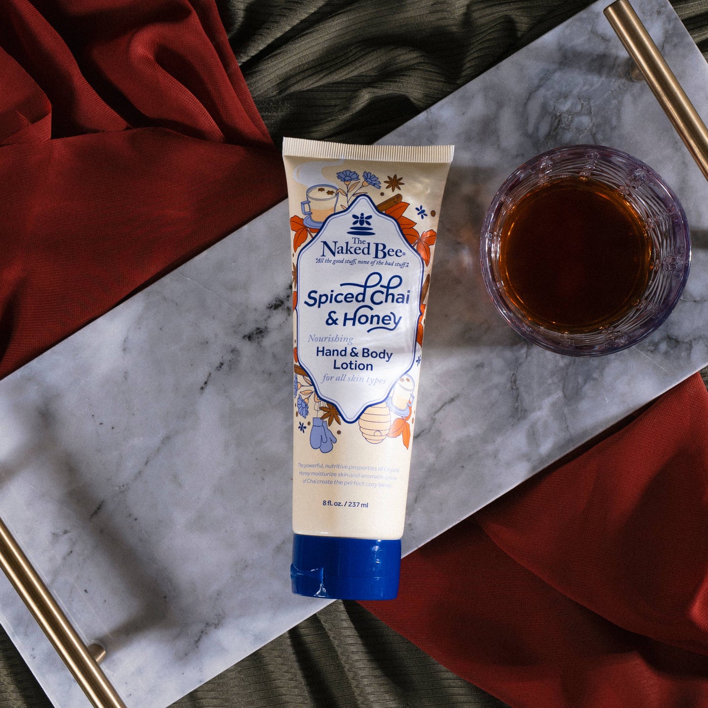 8 oz. Spiced Chai & Honey Hand & Body Lotion