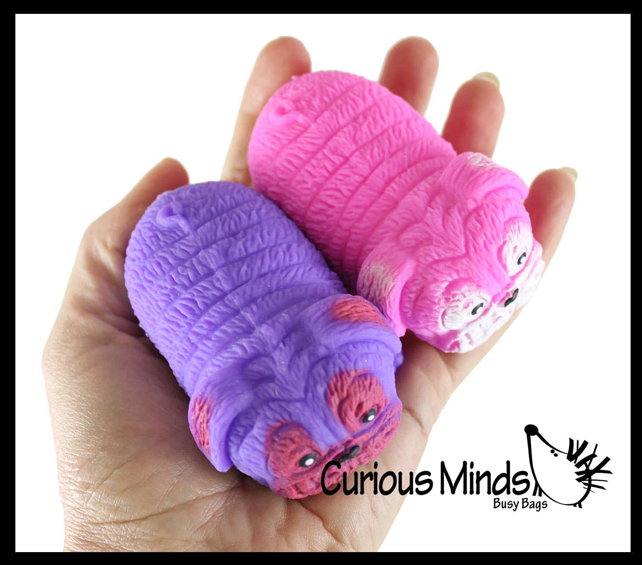 Stretchy Pug Dog Crushed Bead Sand Filled - Doggy Lover Se