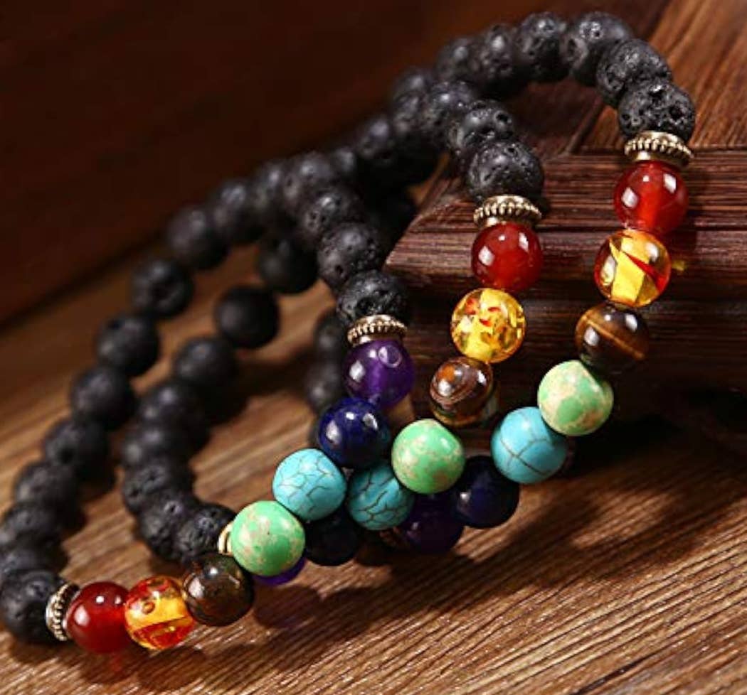 Shakra Lava bead bracelets