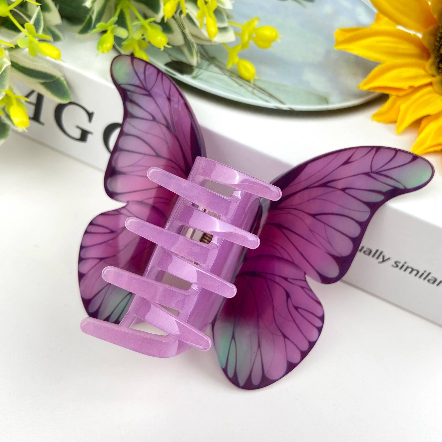 Colorful butterfly hair clips elegant beautiful hair clip