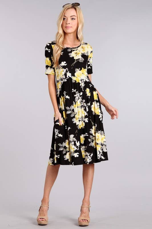 Floral Knit Dress