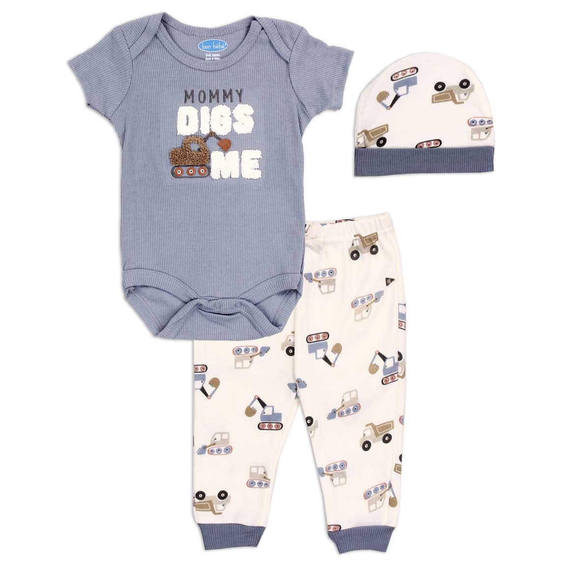 Boys Newborn 3-Piece Pant Set