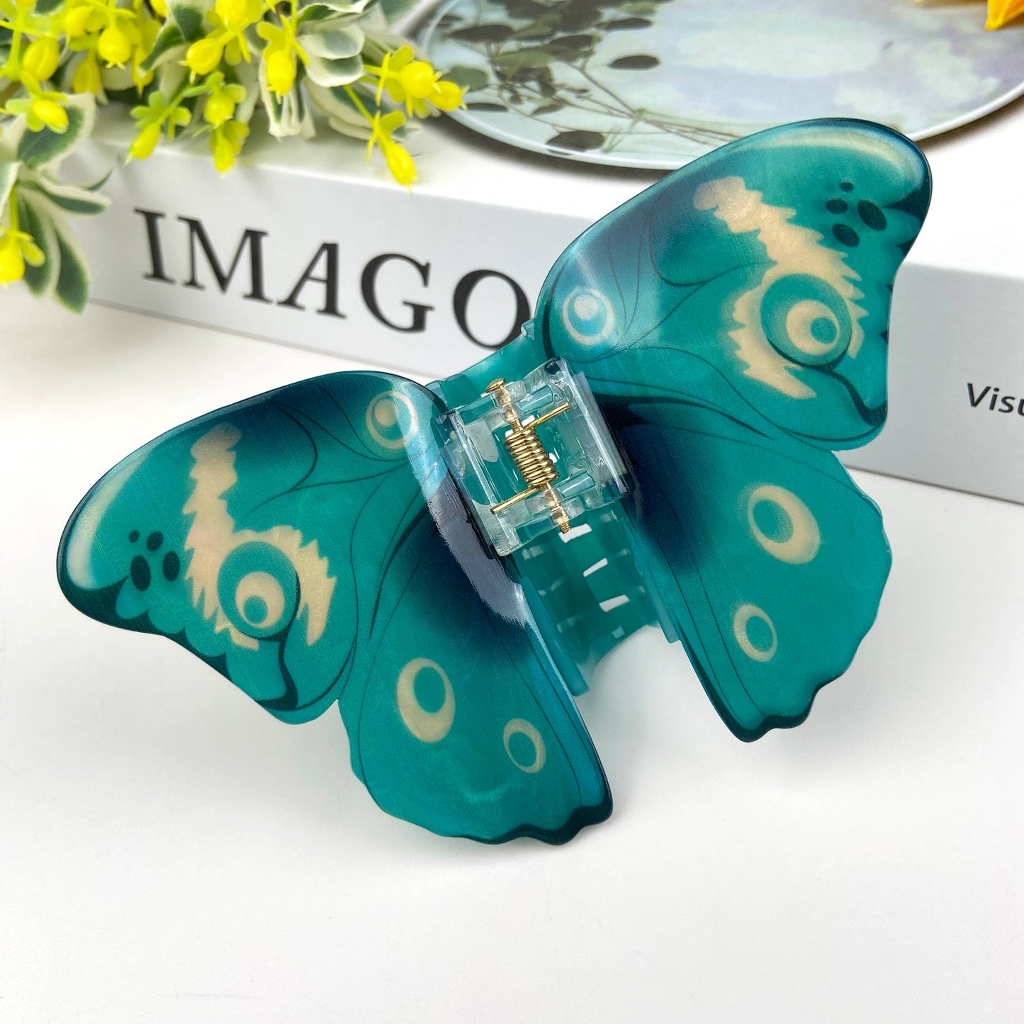 Colorful butterfly hair clips elegant beautiful hair clip