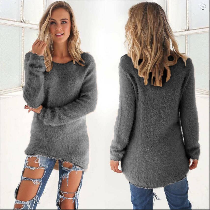 Casual Long Sleeve Crew neck Pullover Sweater