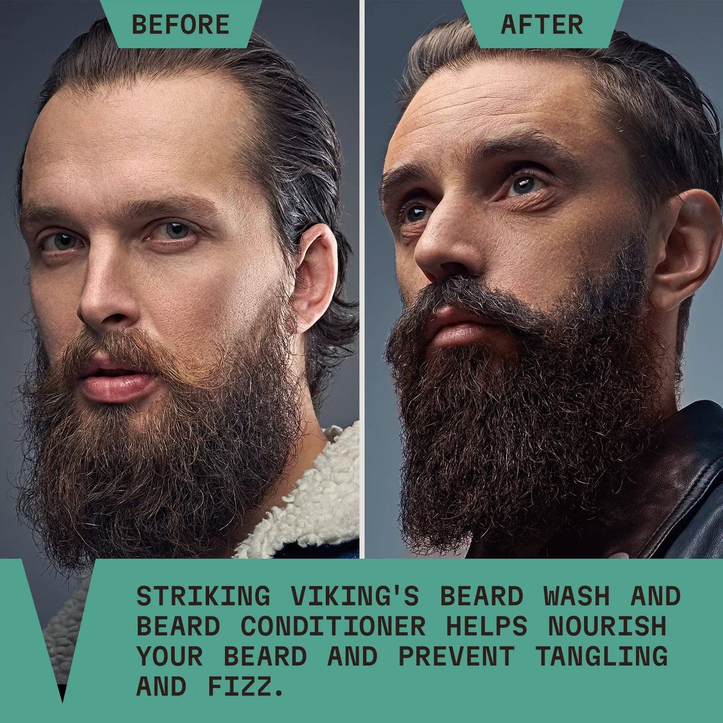 Beard Wash & Conditioner Set (Natural Peppermint & Eucalyptus)