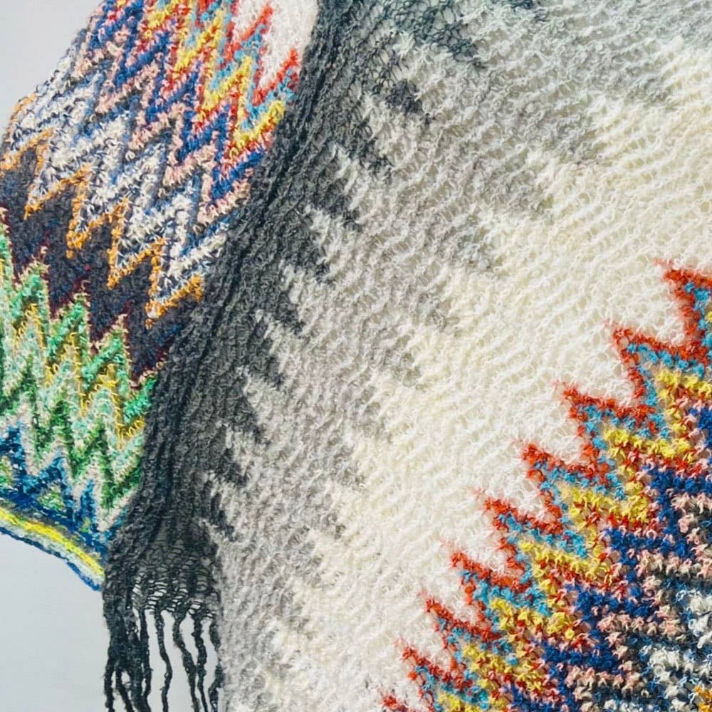 VIA FIORE - PONCHO RUANA CAPE WRAP KNIT OVERCOAT - #17