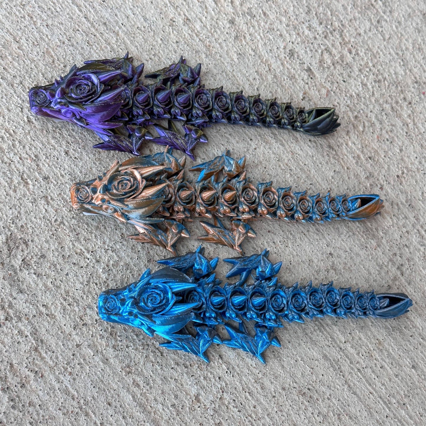 3D Printed Baby Rose Dragon