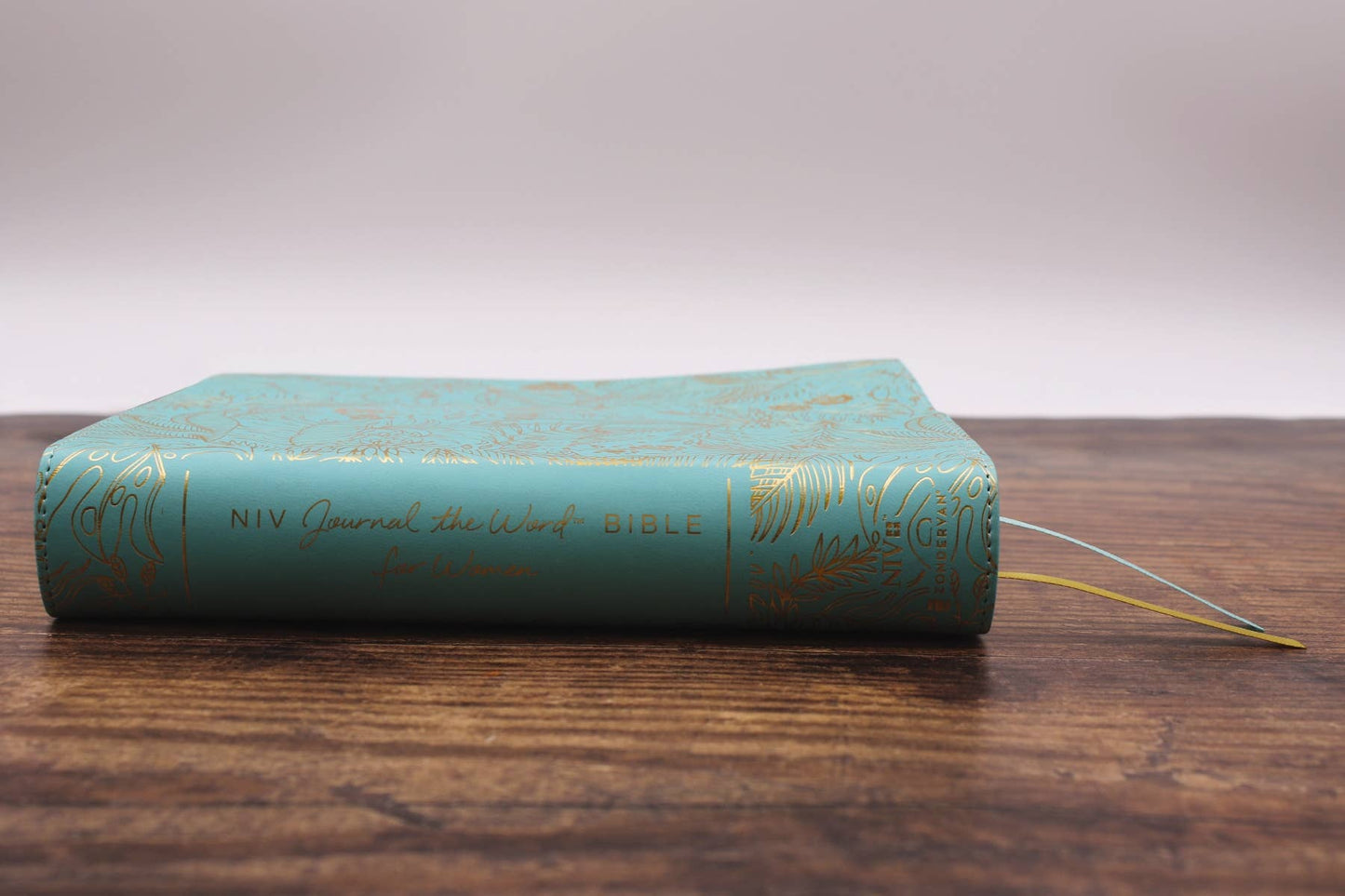 NIV Journal The Word Bible For Women Leathersoft Teal/Gold
