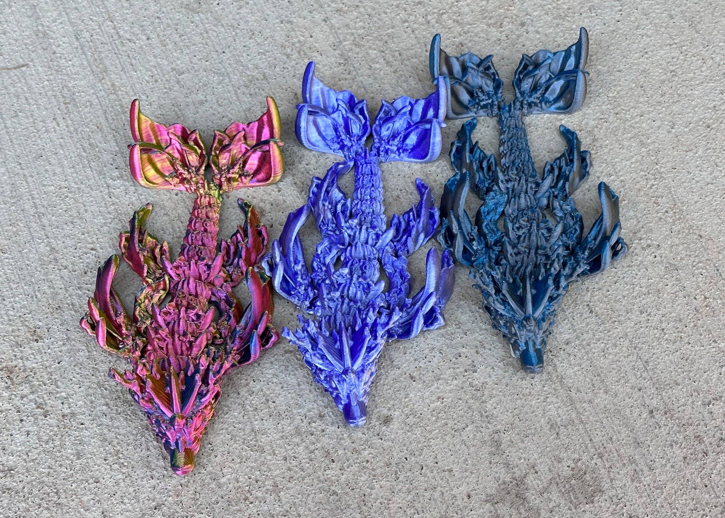 3D Printed Baby Coral Dragon