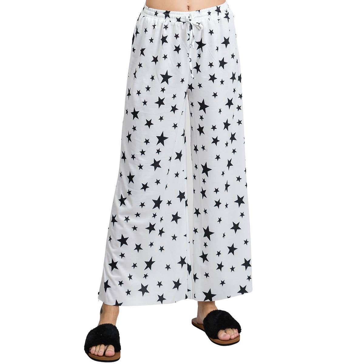 Star Print Kimono Loungewear Set
