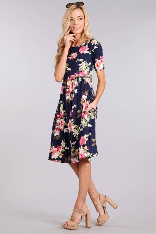 Floral Knit Dress