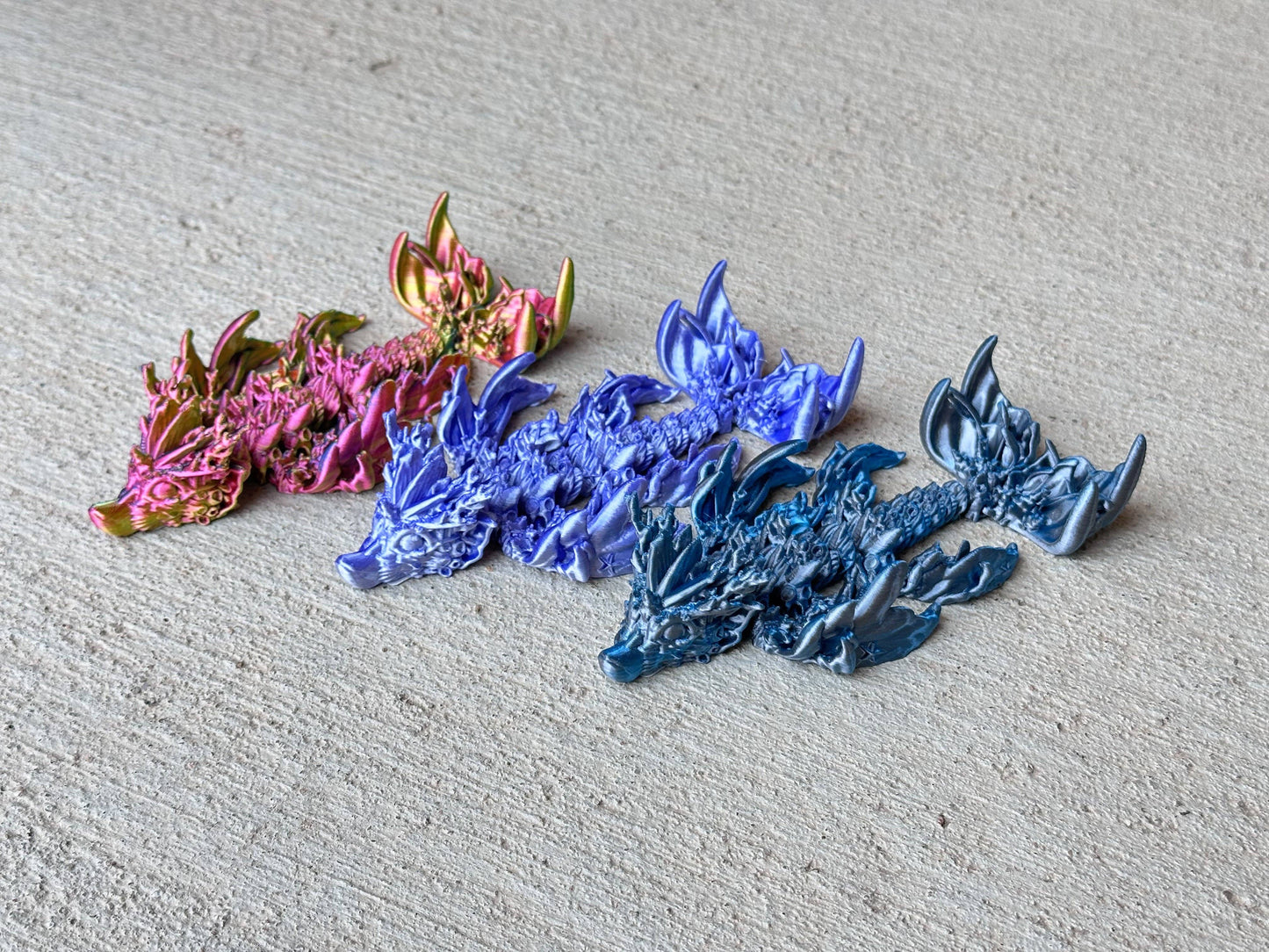 3D Printed Baby Coral Dragon