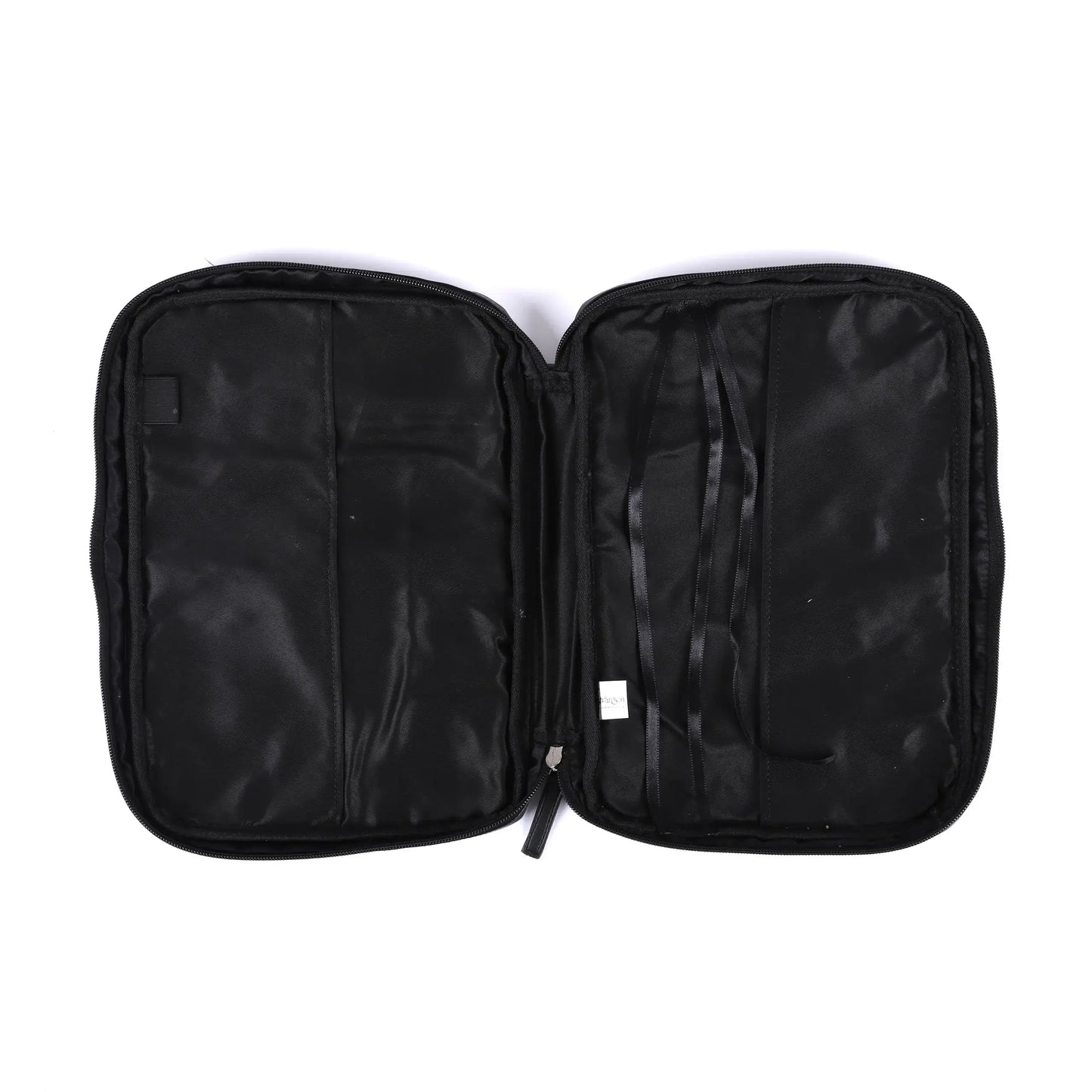 Bible Cover Imitation Leather Cross Black L