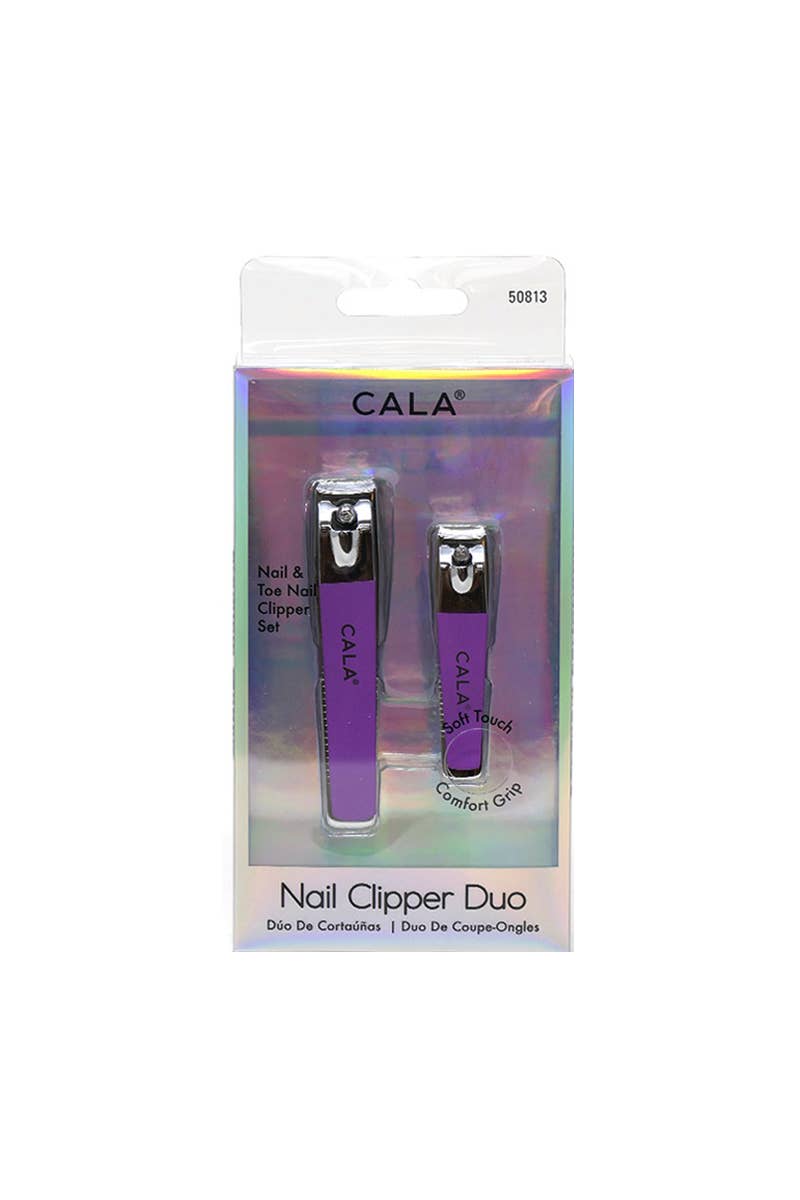 CALA Soft Touch Clipper Duo Set Purple