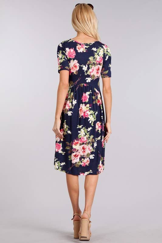 Floral Knit Dress