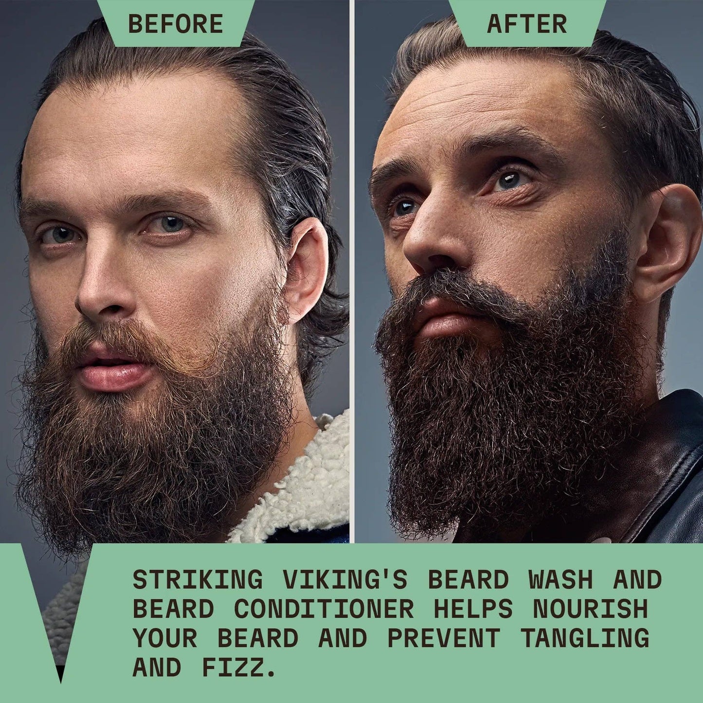 Beard Wash & Conditioner Set (Tea Tree & Biotin)