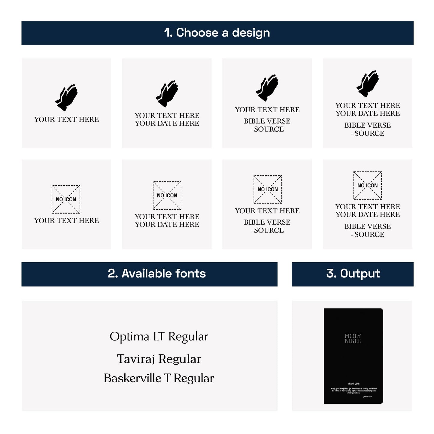 Personalized NIV Bible Leather Holy Bible