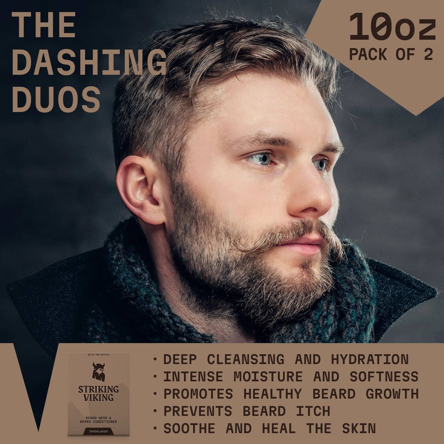 Beard Wash & Conditioner Set (Sandalwood)