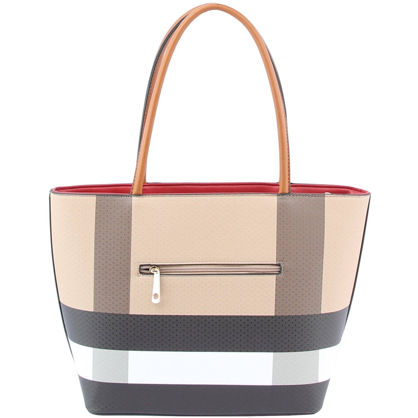 3 in 1 Purses and Handbags Tote Shoulder Bag: Black