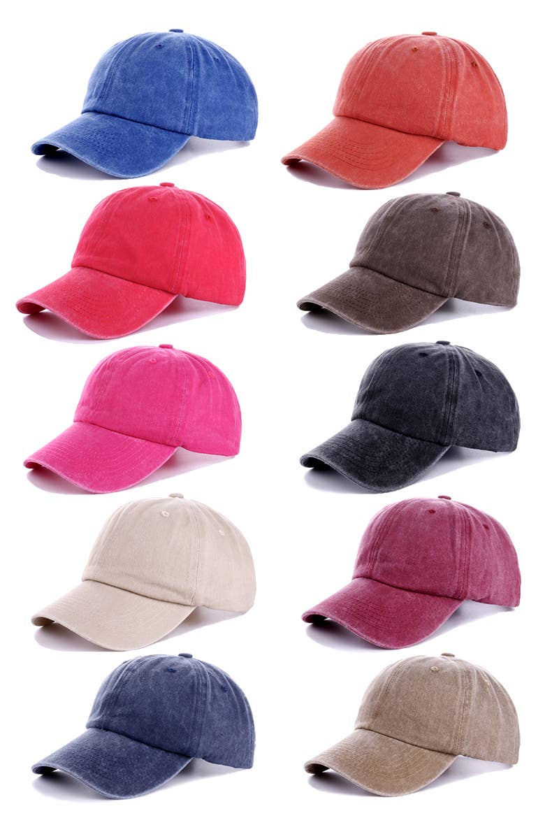 Washed Trucker Hat Baseball cap
