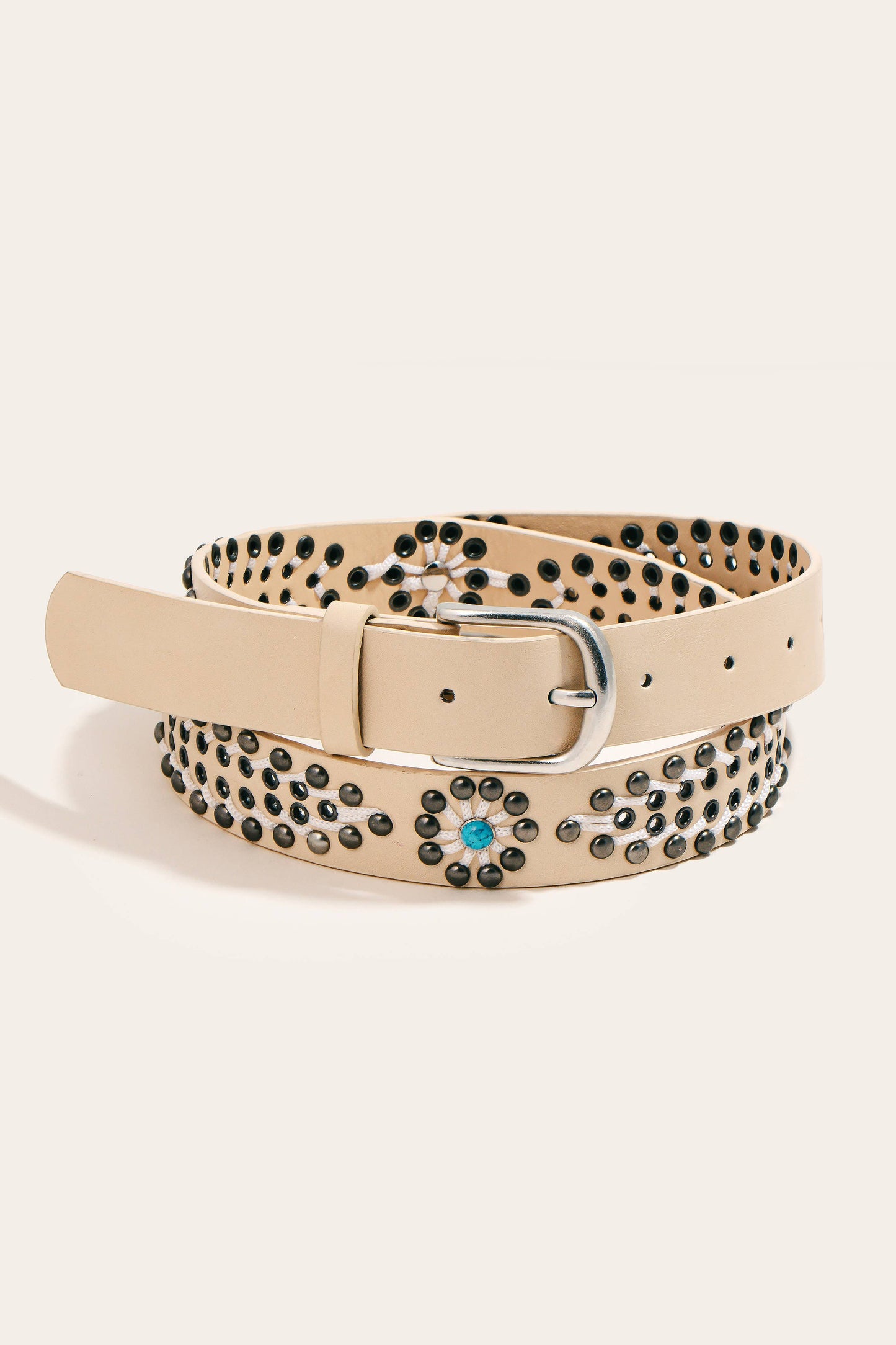 Western Boho Faux Leather Belt