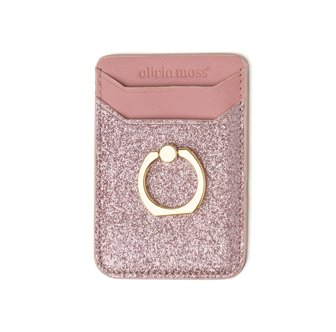 Olivia Moss® Glitter Bomb Ring Cling Cardholder