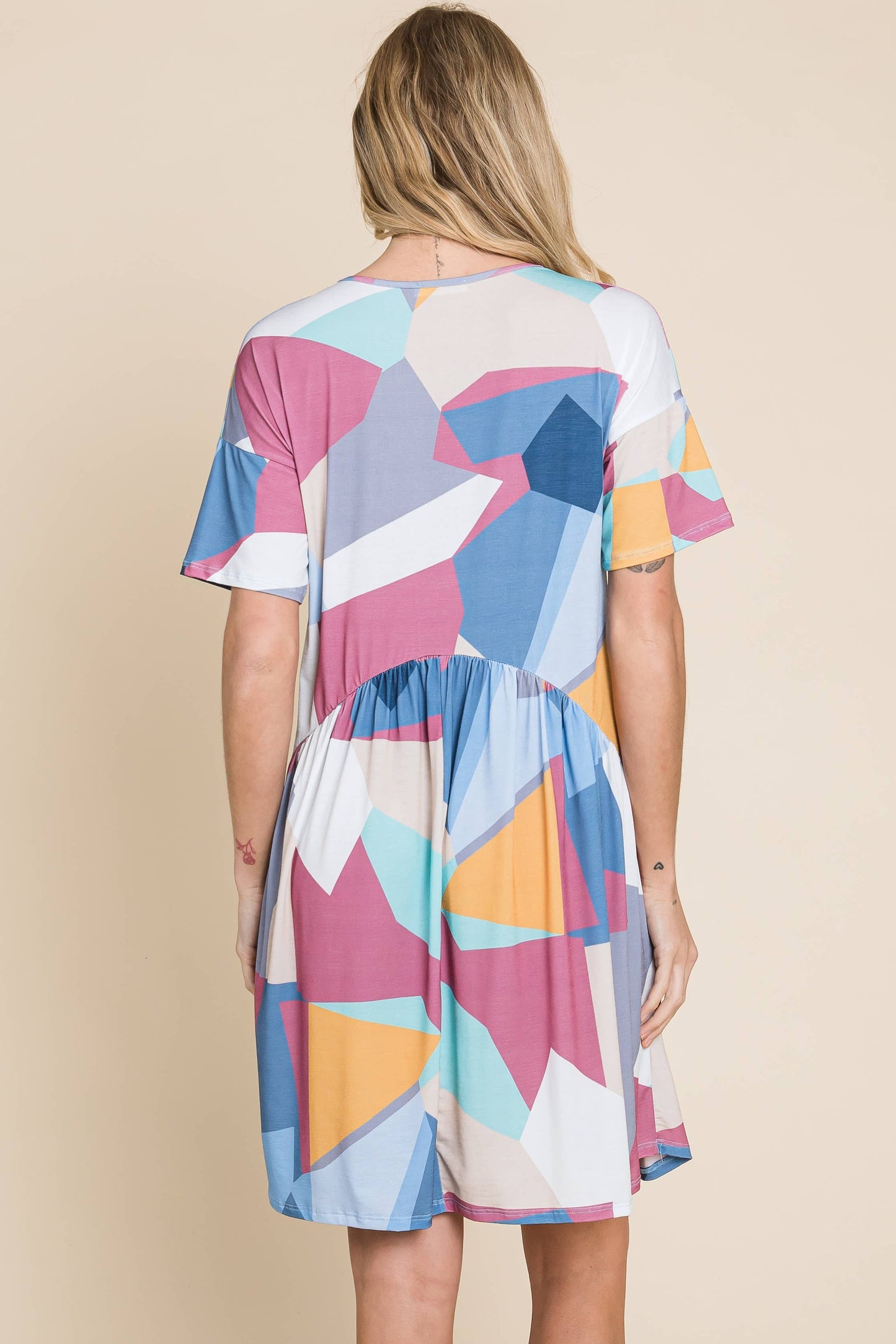 Shirred Waist Dress