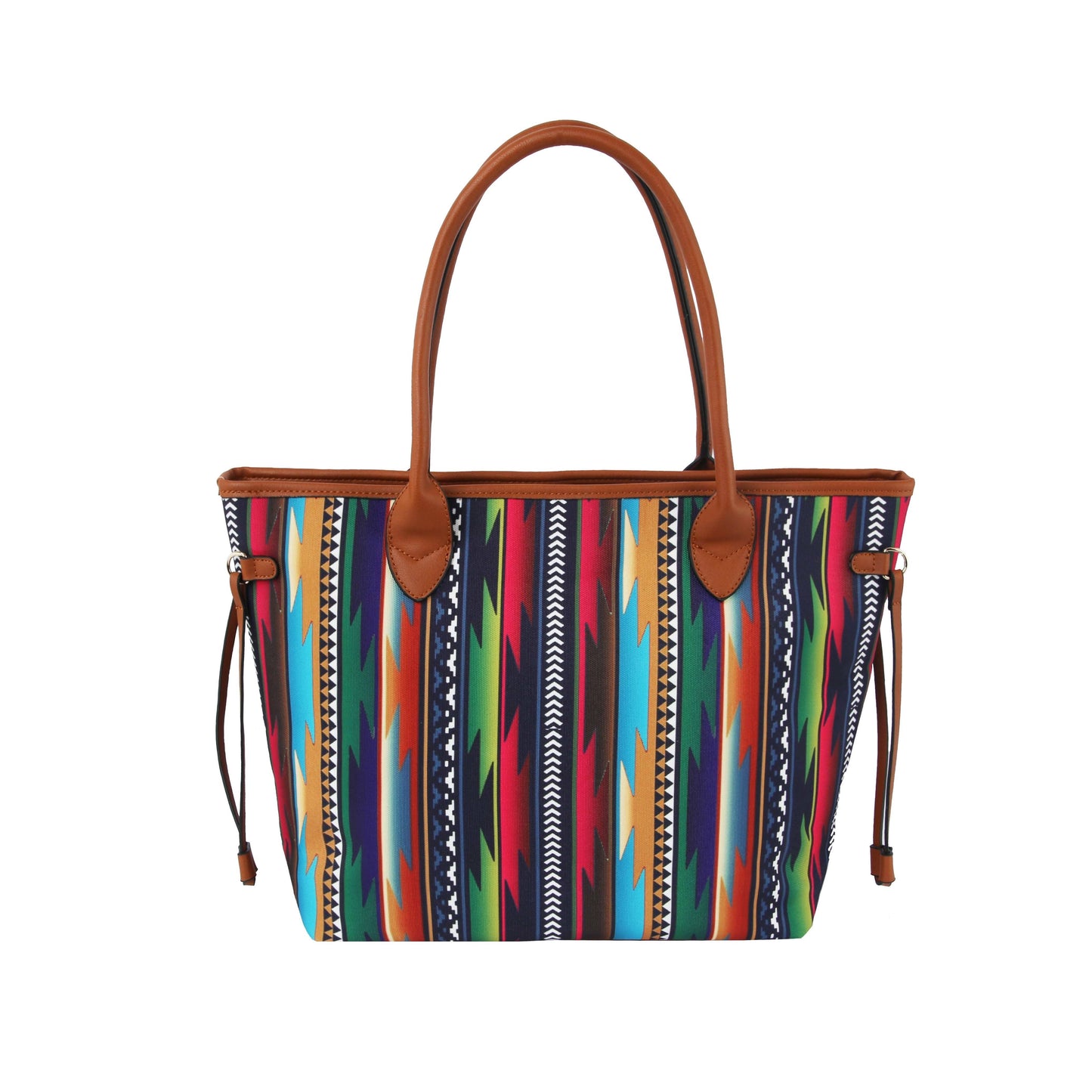 3 in 1 Tote Zig Zag Aztec Shoulder Hoho Handbag: MT / ONE SIZE