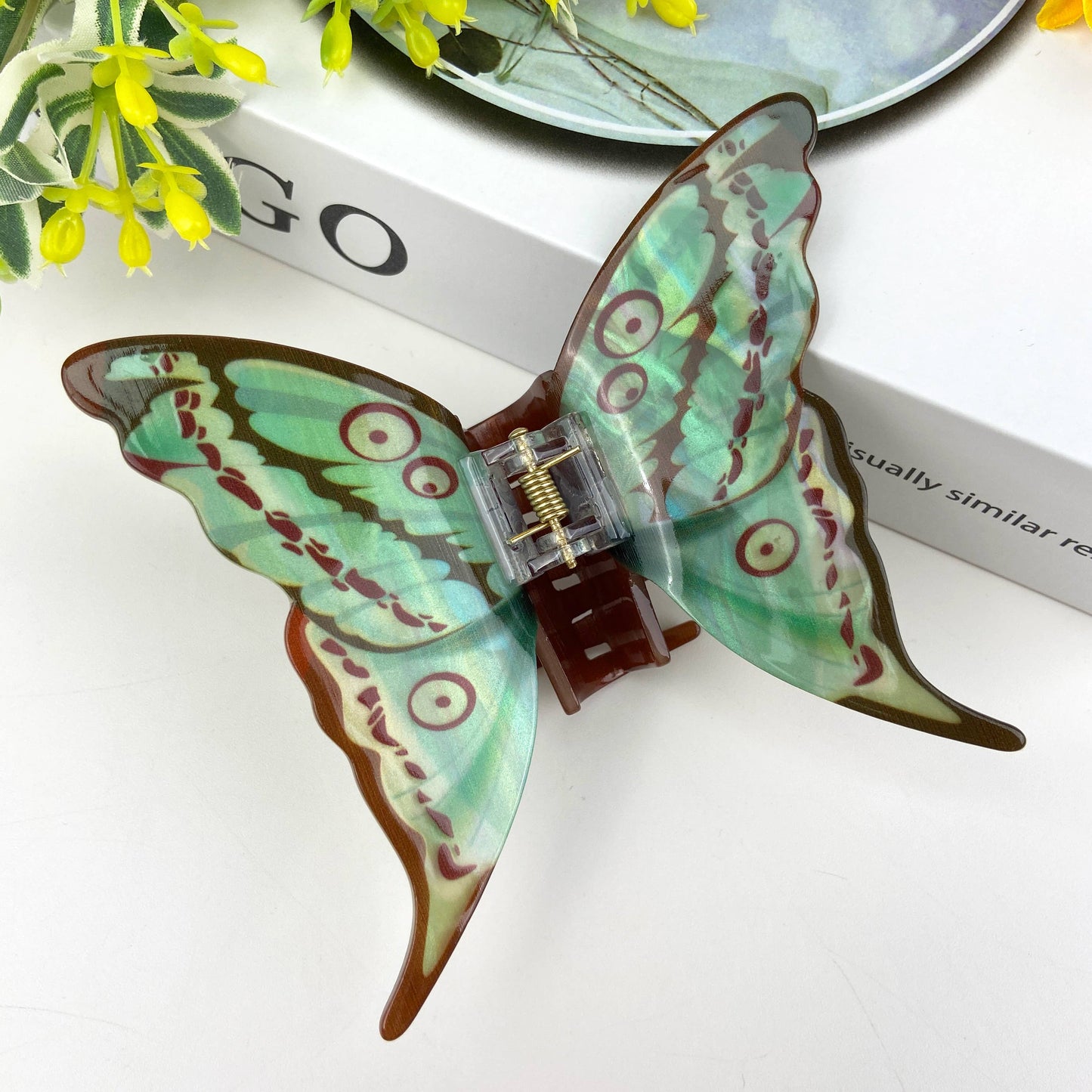 Colorful butterfly hair clips elegant beautiful hair clip