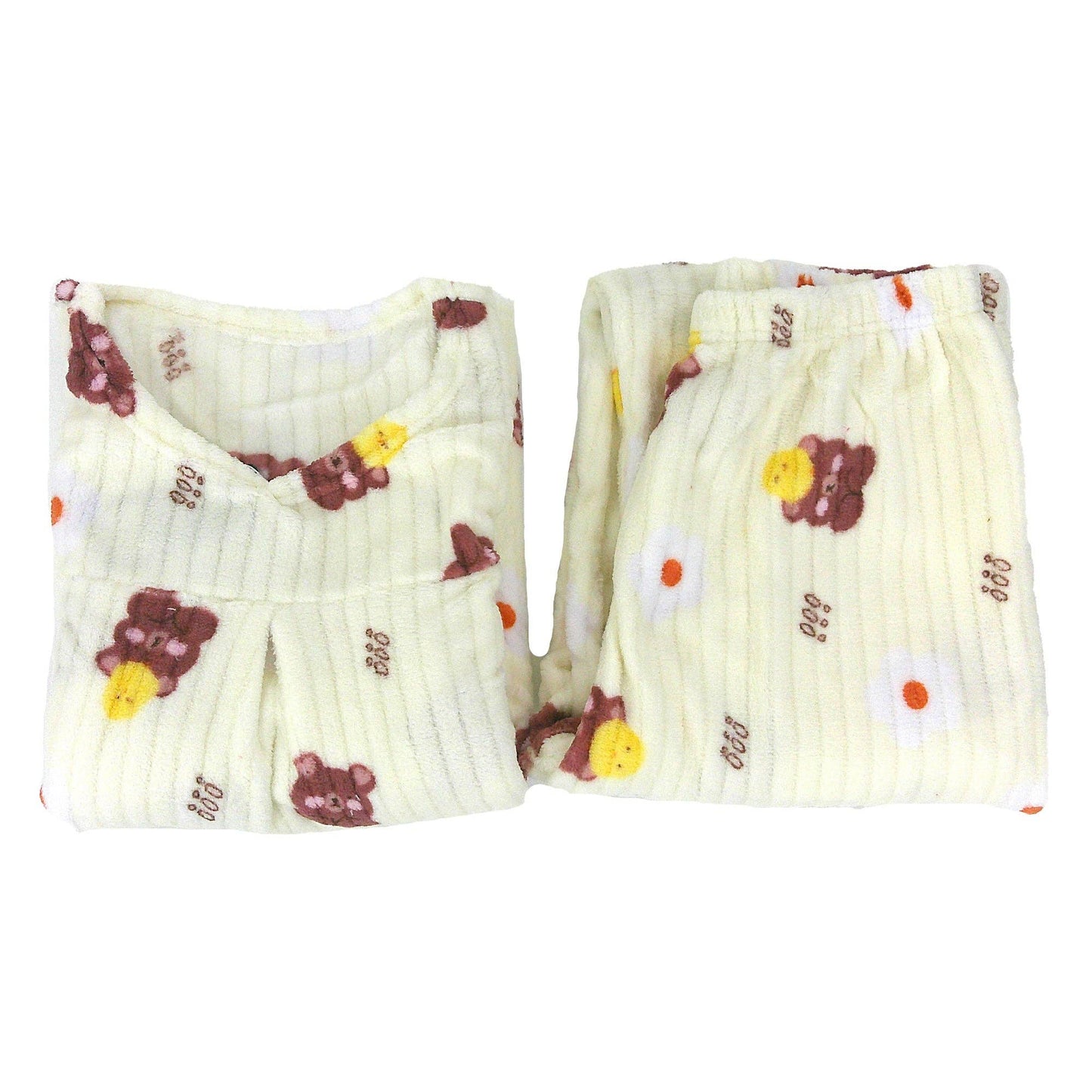 Women's Fleece Cartoon Pajama Set
