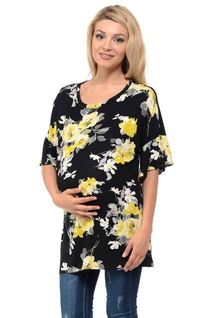 Maternity Floral Top