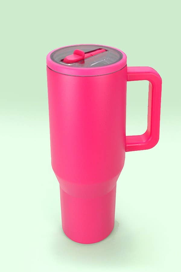 40oz Spill Free Stainless Steel Vacuum Tumbler