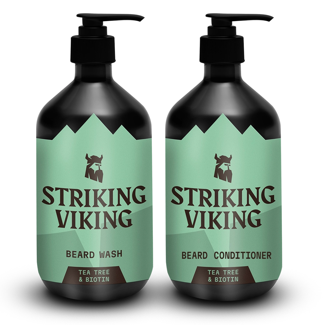 Beard Wash & Conditioner Set (Tea Tree & Biotin)
