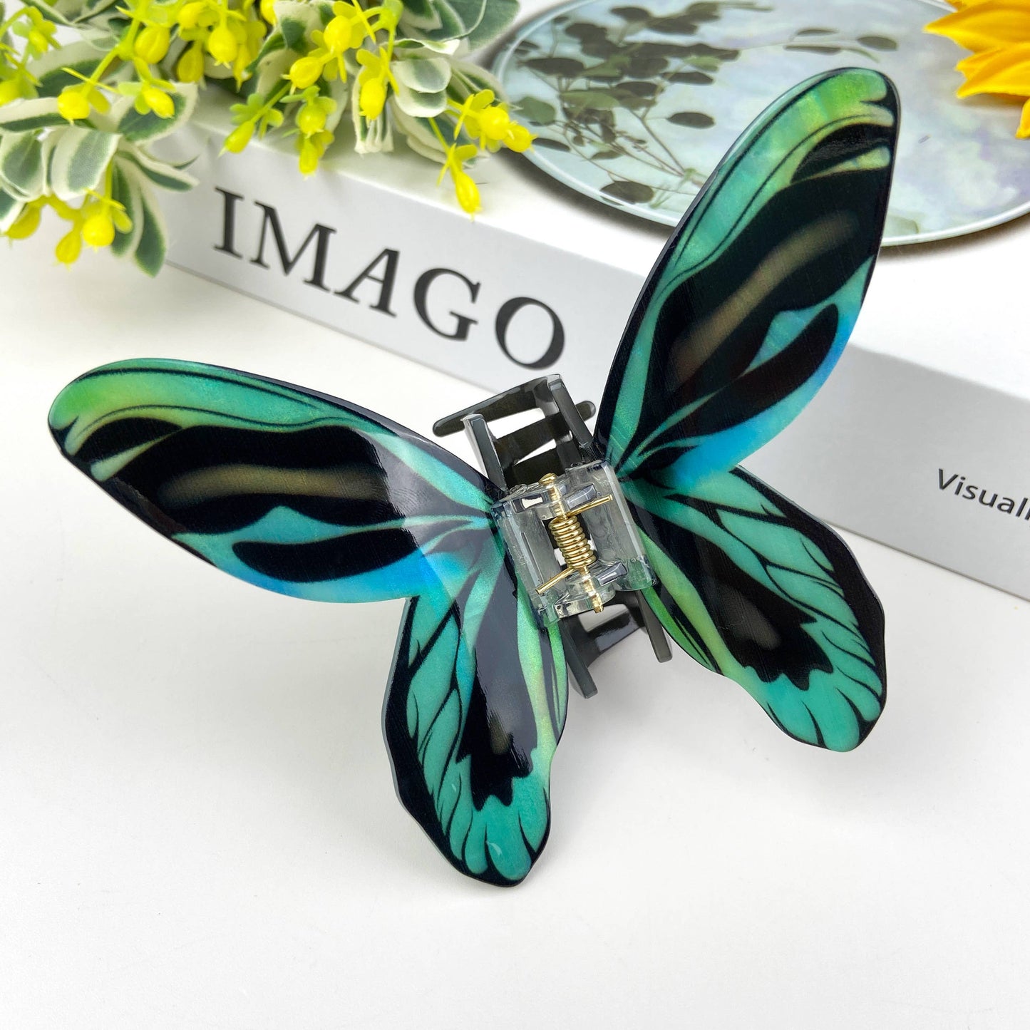 Colorful butterfly hair clips elegant beautiful hair clip