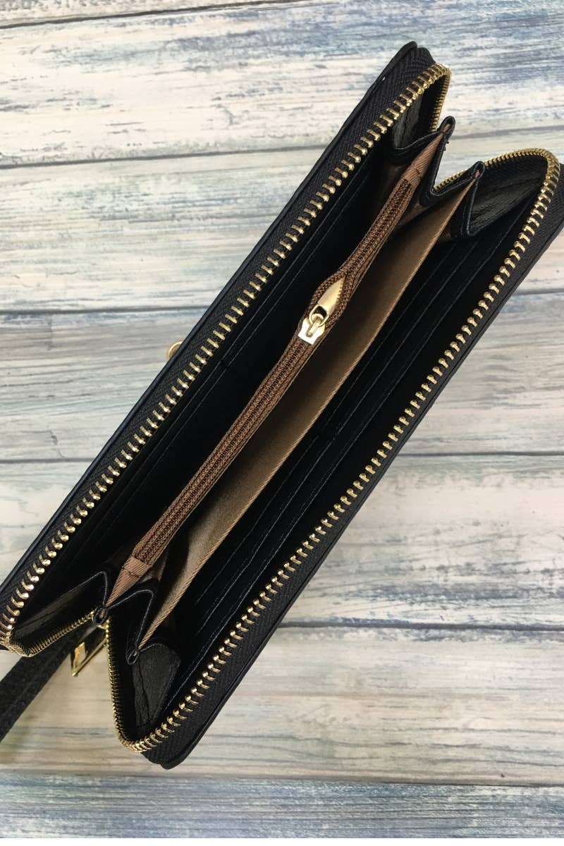 Flower Embossed Wallet
