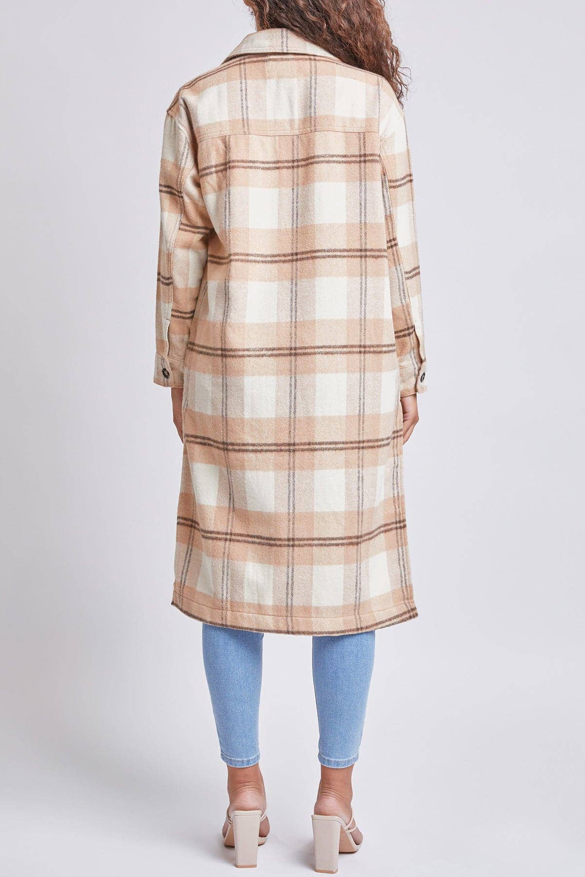 Plaid Shacket Long Duster