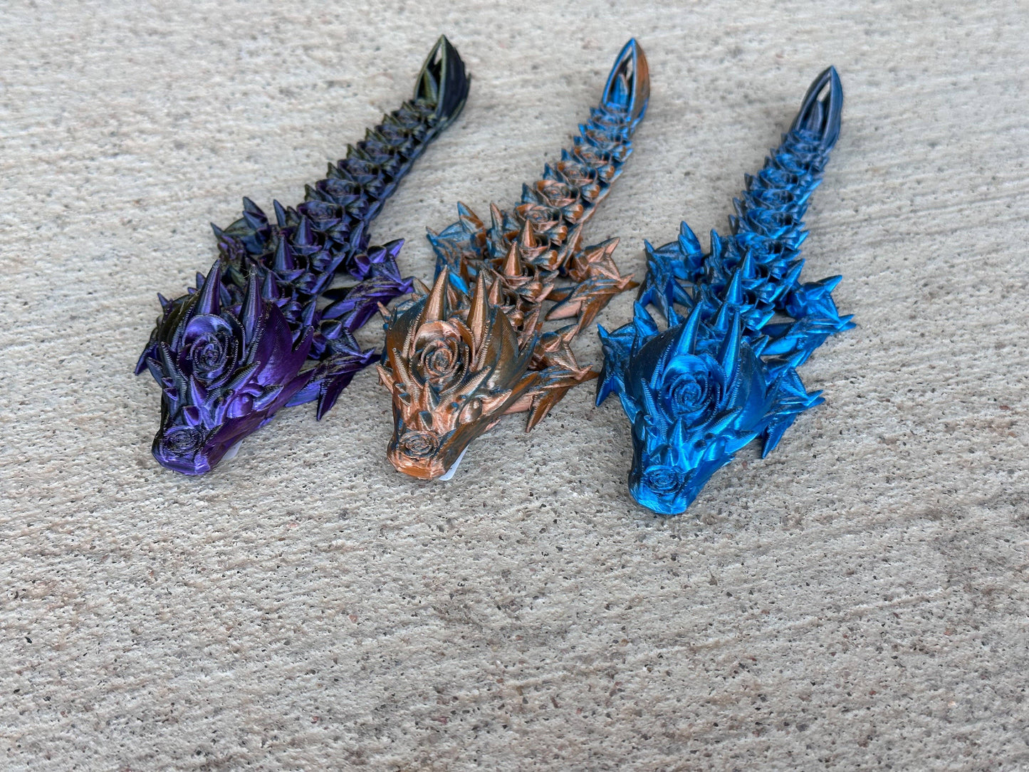 3D Printed Baby Rose Dragon