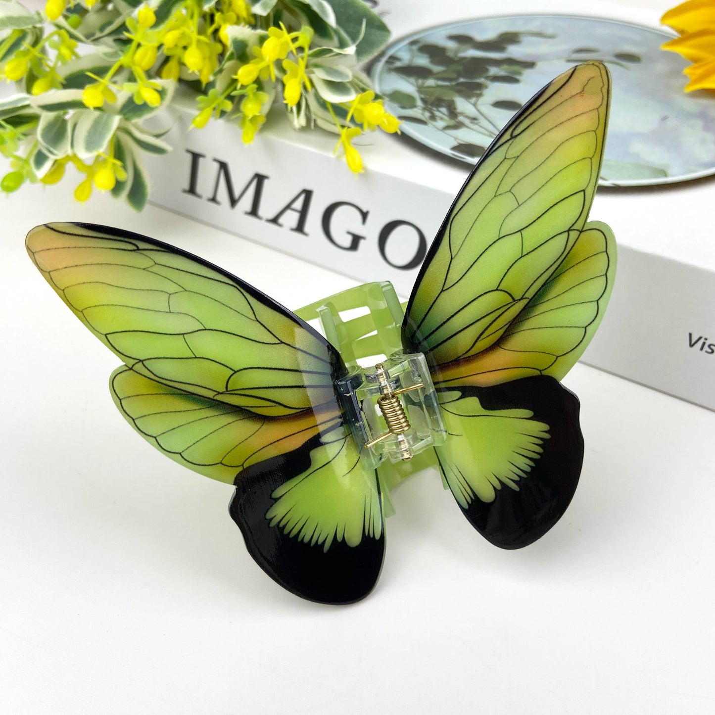 Colorful butterfly hair clips elegant beautiful hair clip