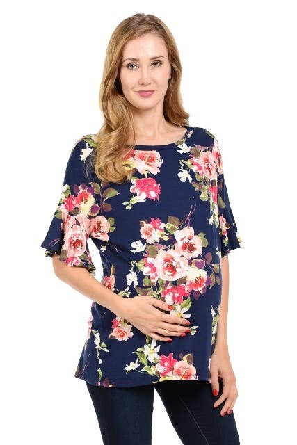 Maternity Floral Top