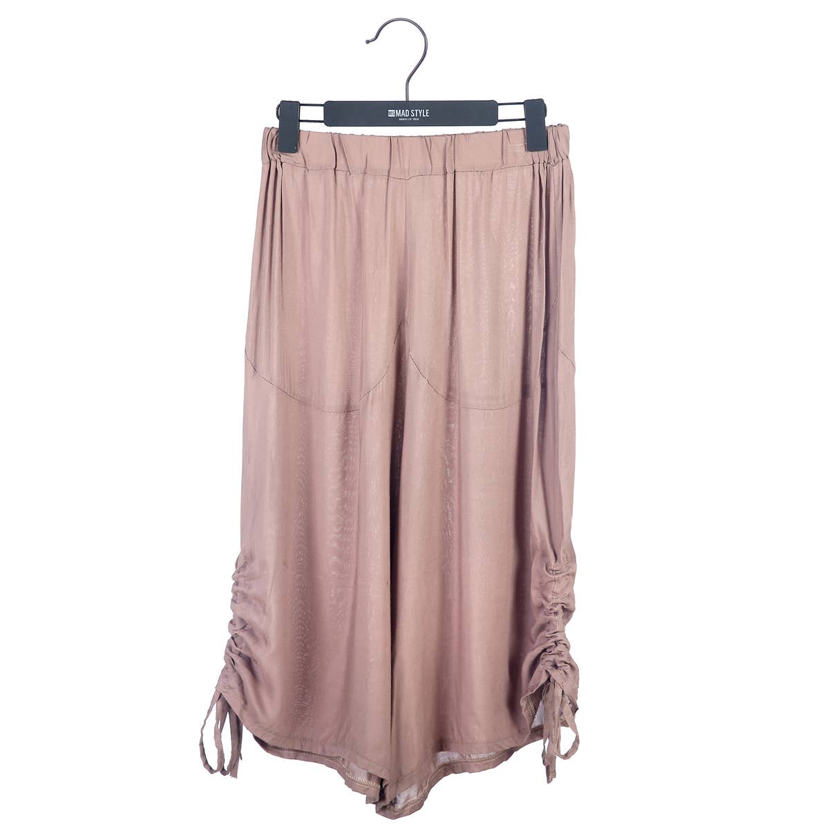 Khaki Ruched Harem Pants