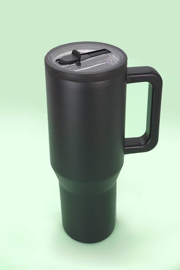 40oz Spill Free Stainless Steel Vacuum Tumbler