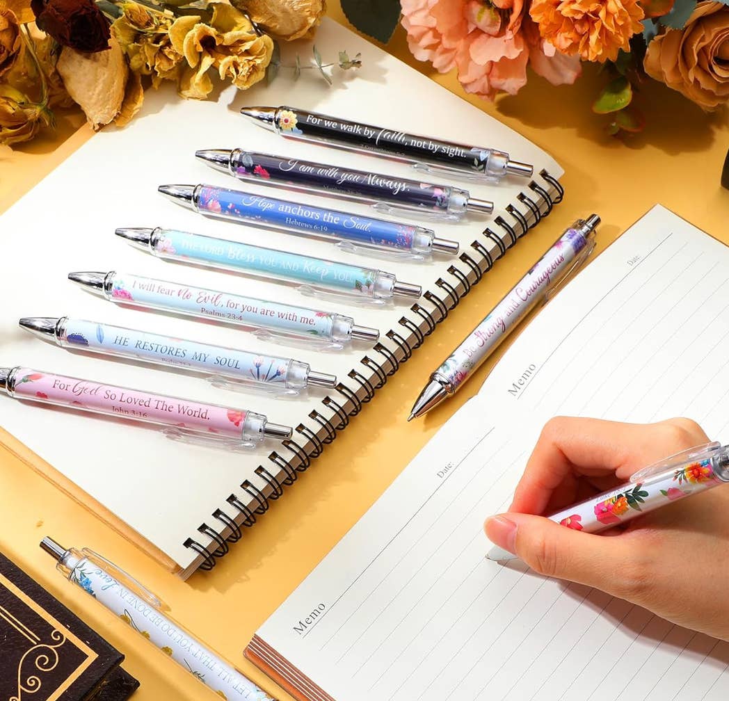 Scripture pens