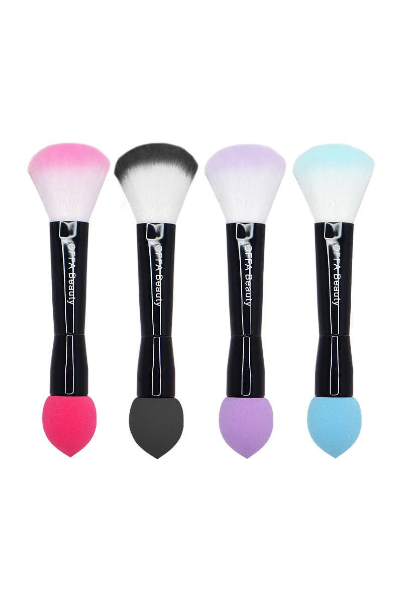OFFA Beauty Dual Blending Sponge & Powder Brush
