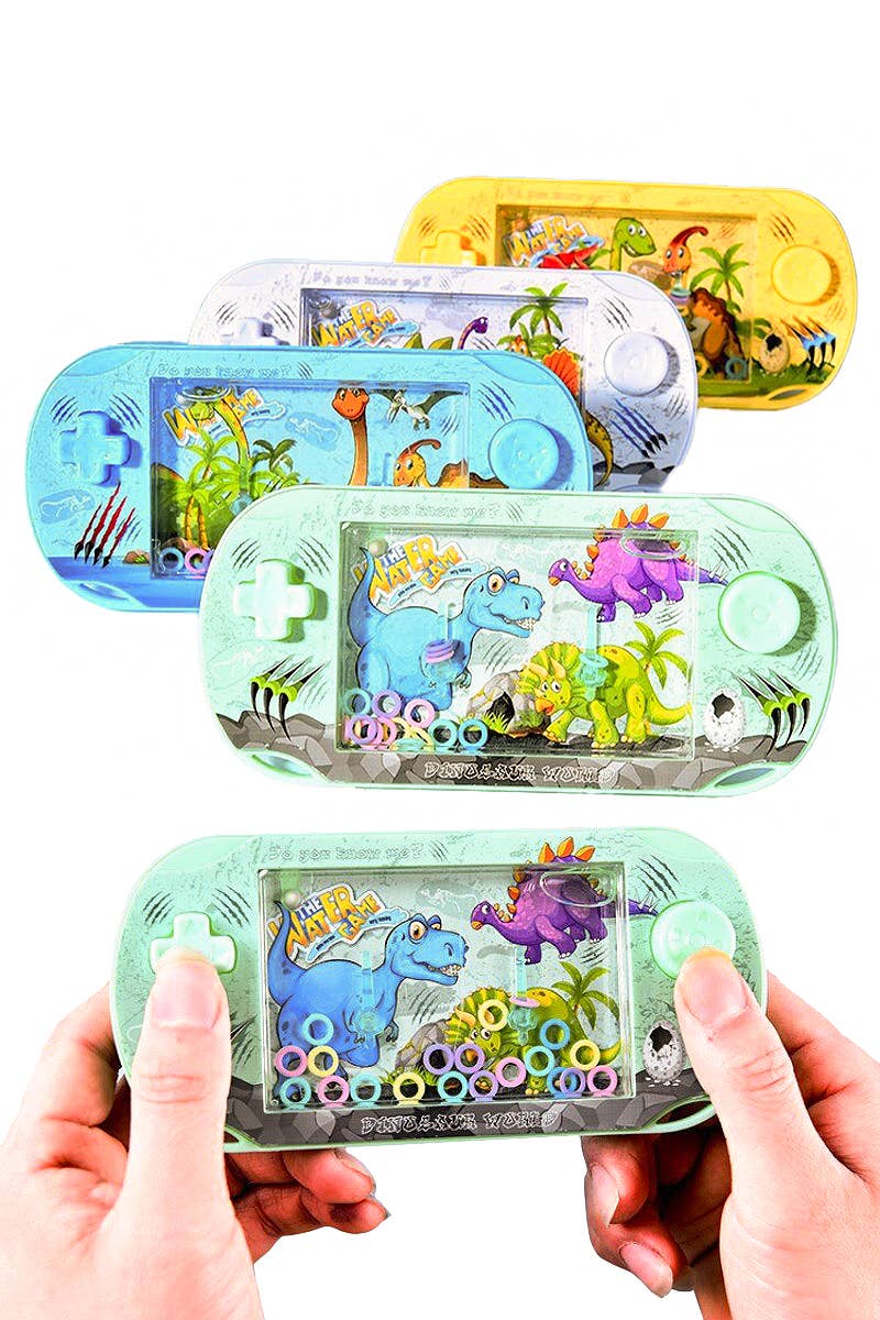 Dinosaur Print Joystick Water Ring Toss Game