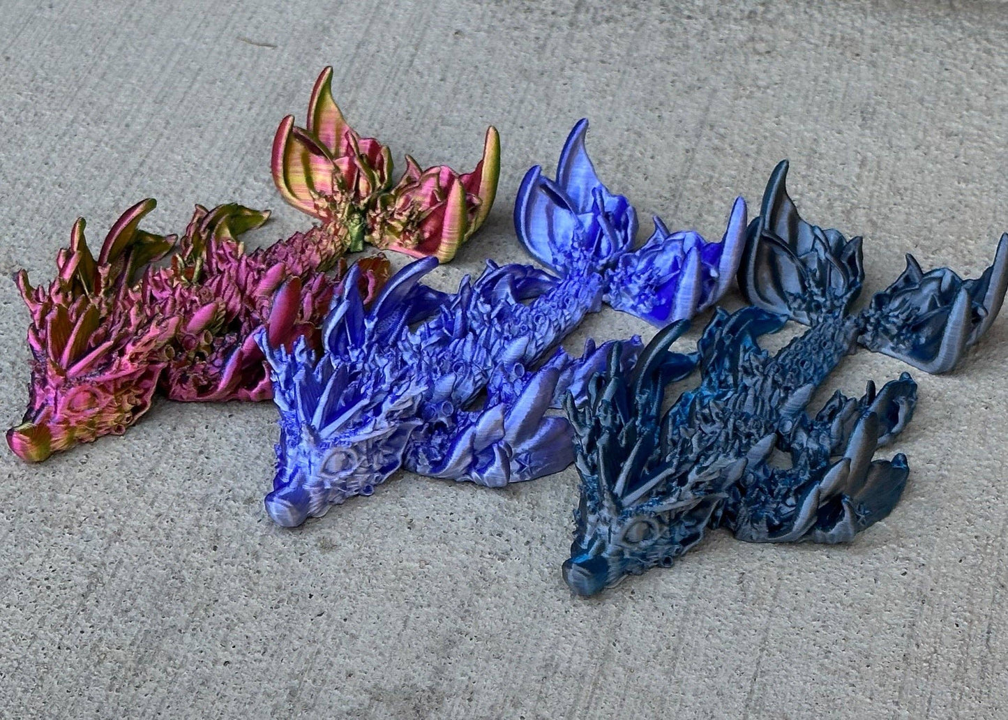 3D Printed Baby Coral Dragon