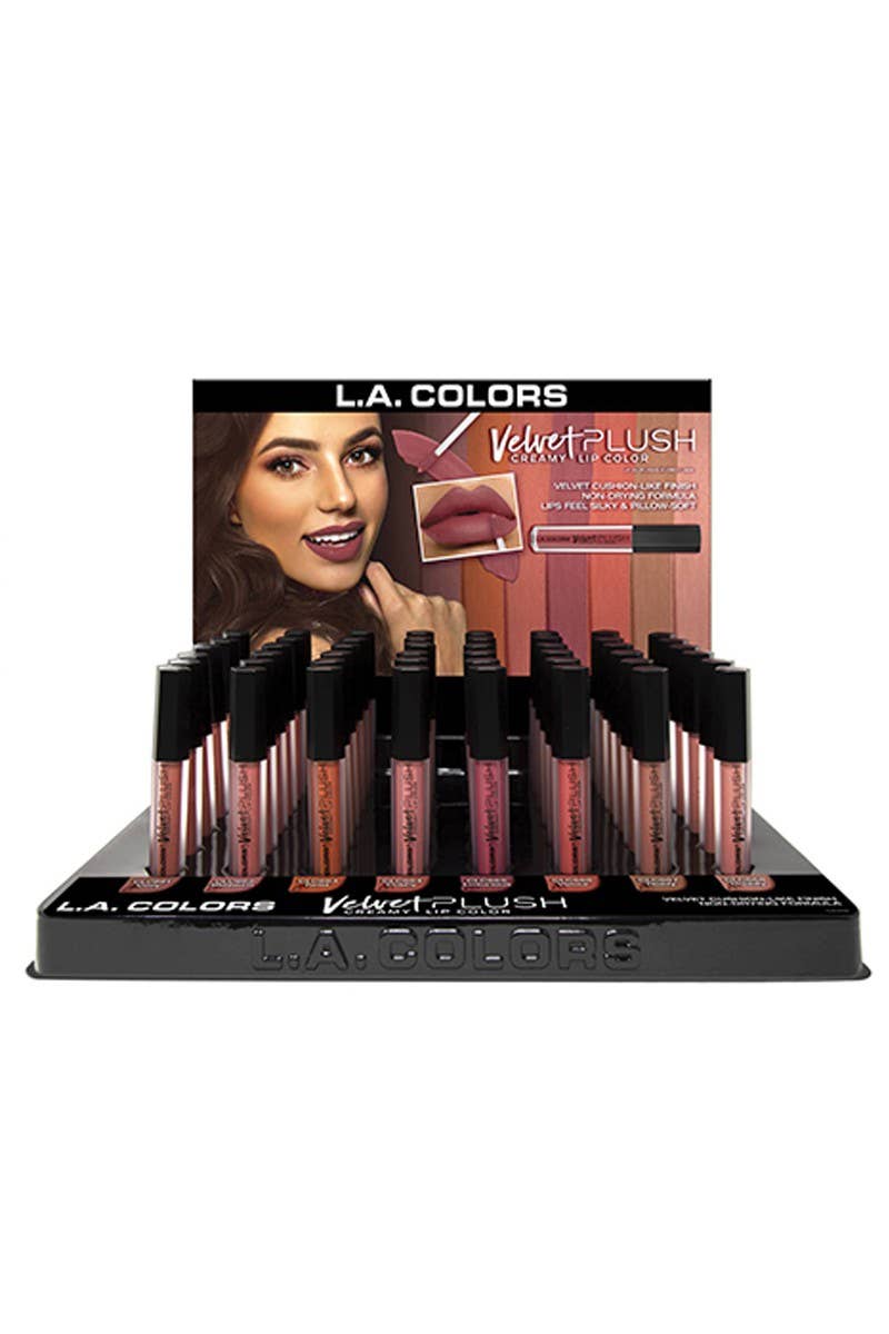 LA Colors Velvet Plush Creamy Lip Color Set